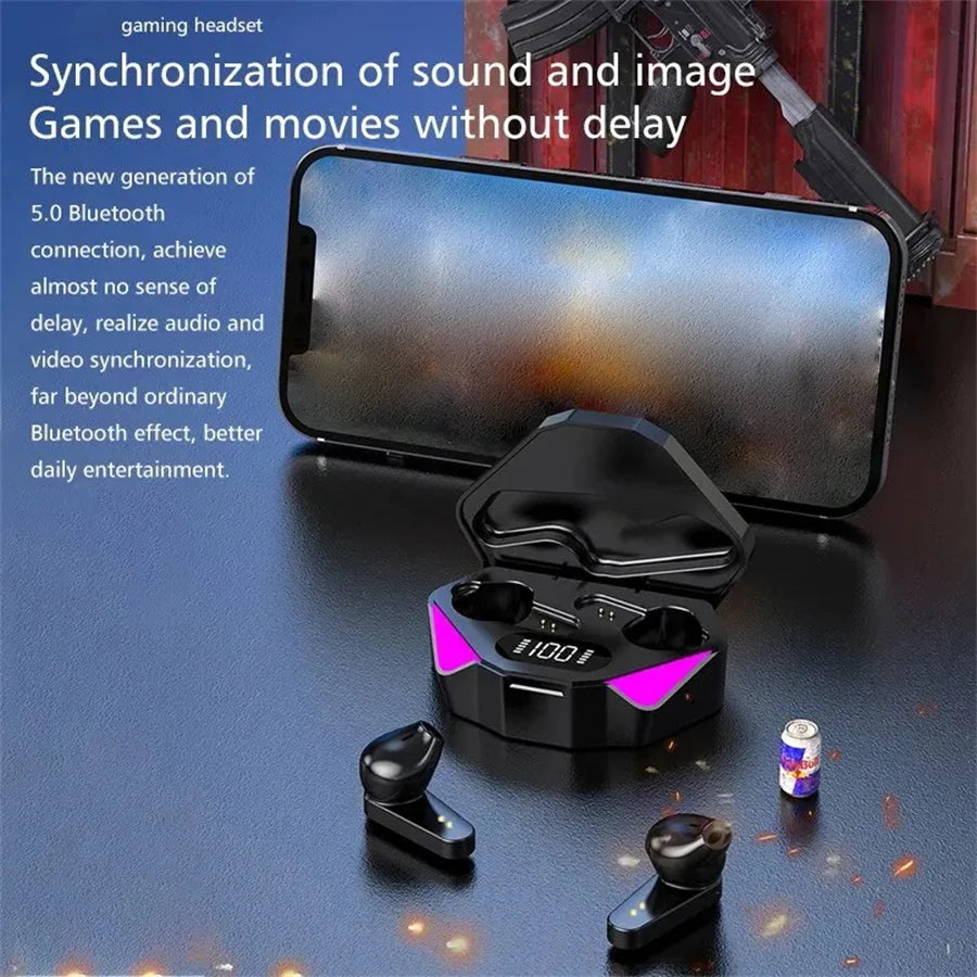 Tws Earphone Bluetooth Wireless in Ear Headphones Blutooth Hearing Aids Sport Gamer Headset Phone Sport Headphones