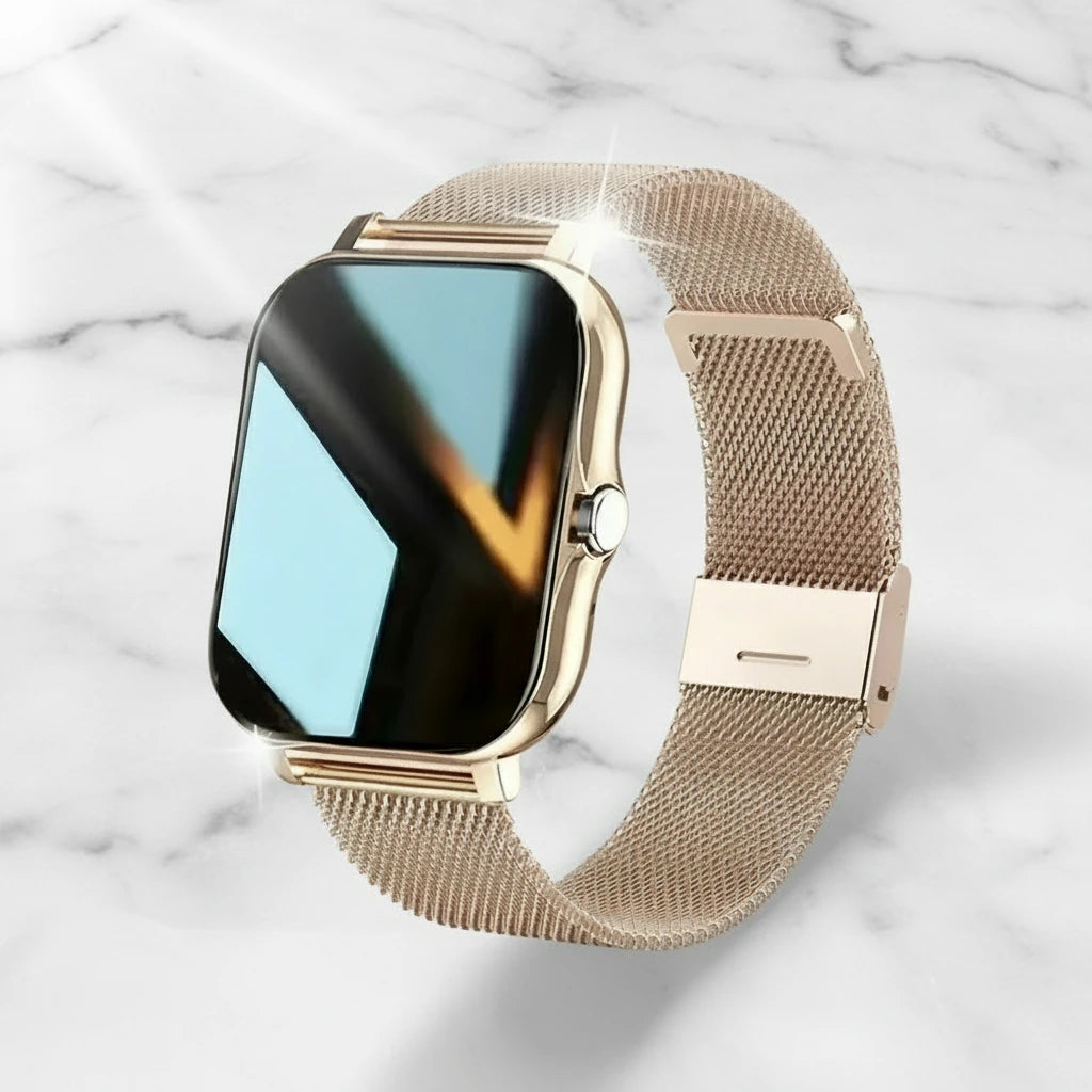 LAXASFIT 2025 New Smart Watch Bluetooth Talk Full Touch Screen Heart Rate Monitor Sports Fitness Smart Watch Men Women Gift