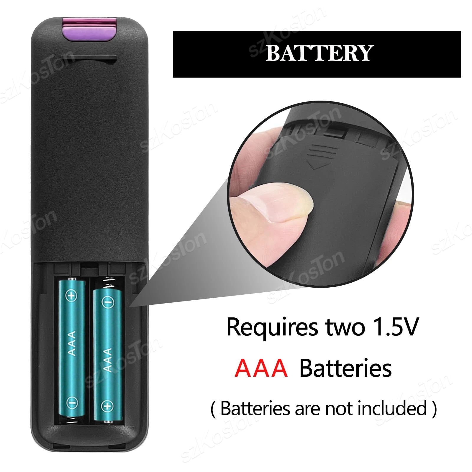 Replacement Remote Control Compatible with Magcubic Mini Projector HY300 / HY300 PRO / HY320 / HY320mini IR Remote