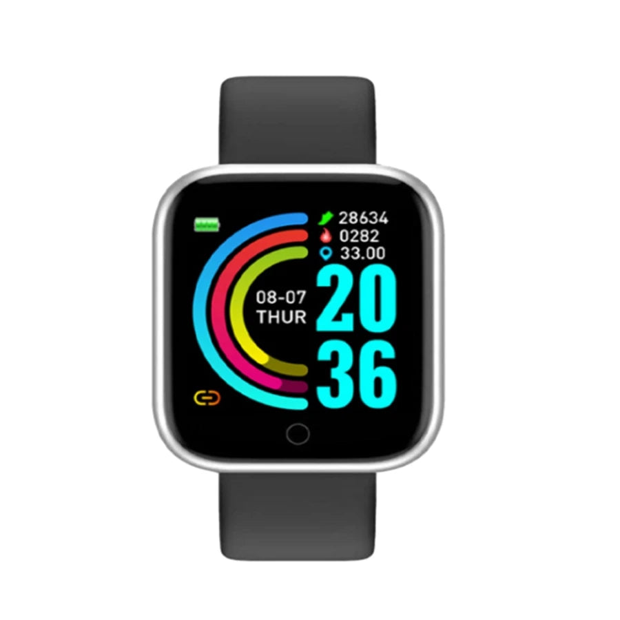 Smartwatch For Women Men Watches Heart Rate Monitor Electronic Fitness Smart Watch Calories Music Player 116Plus Y68 Bracelet