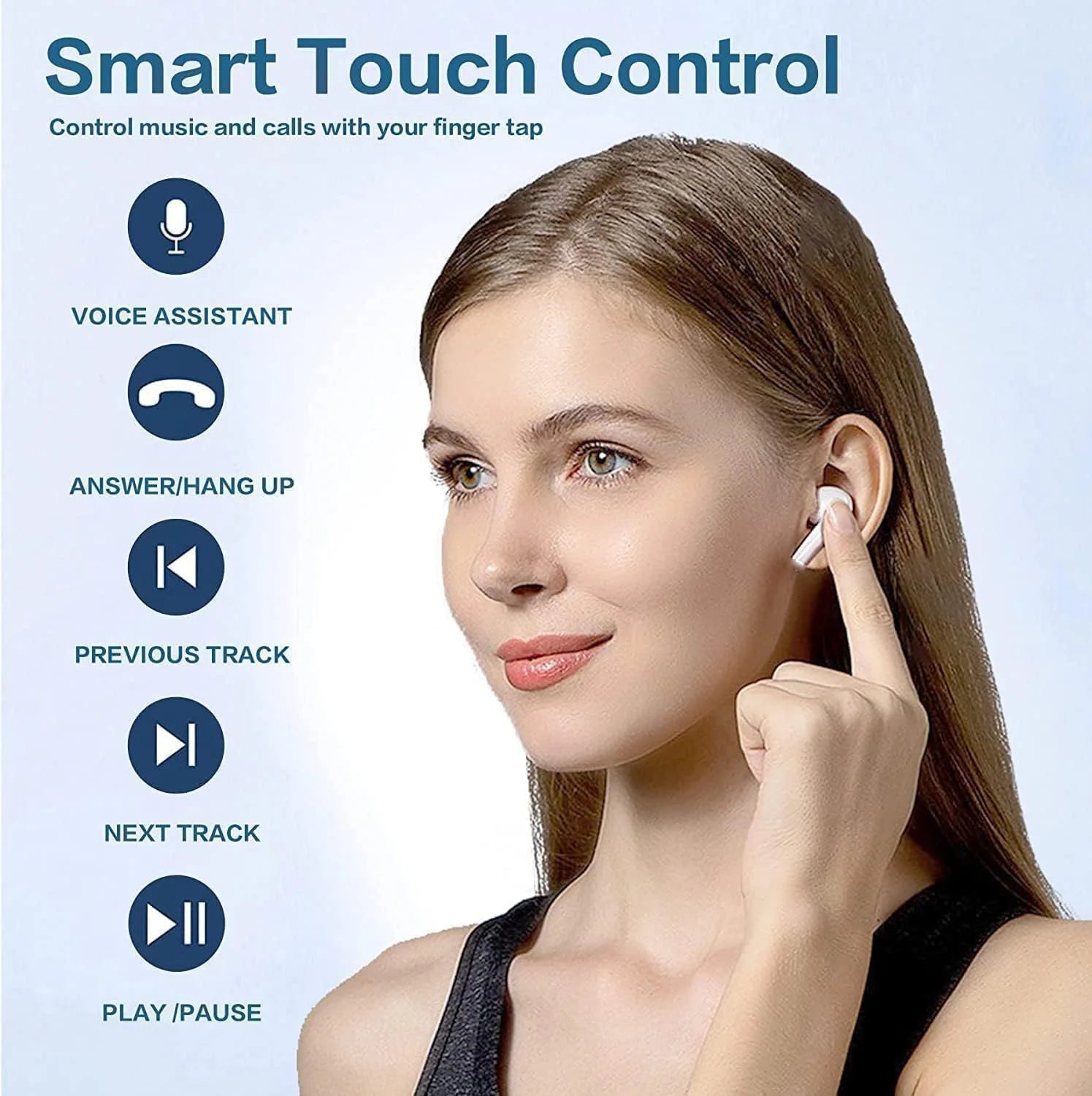 Original New True Wireless bluetooth Earphones HiFi stereo earbuds low latency headset for Workout Running Sports gaming