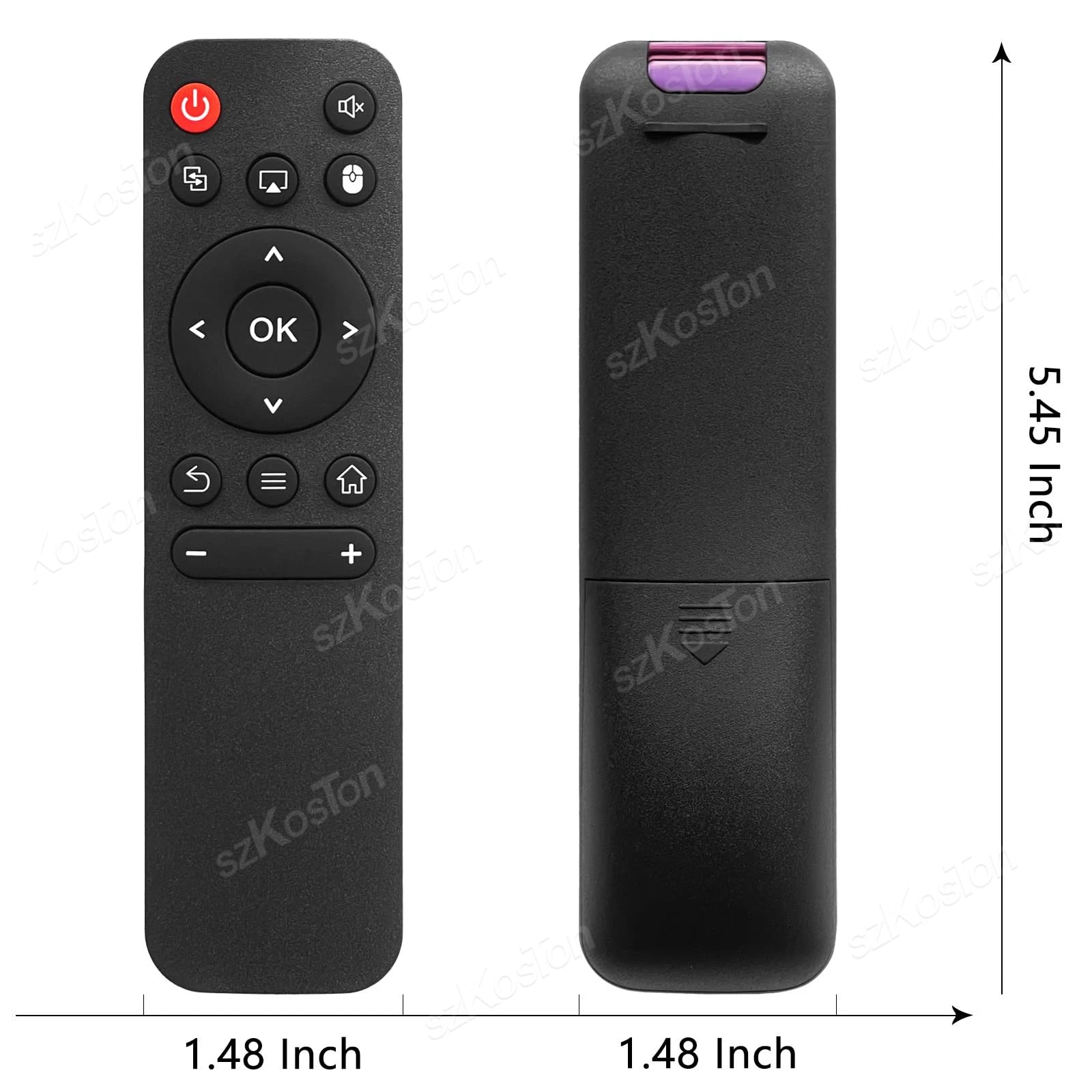 Replacement Remote Control Compatible with Magcubic Mini Projector HY300 / HY300 PRO / HY320 / HY320mini IR Remote