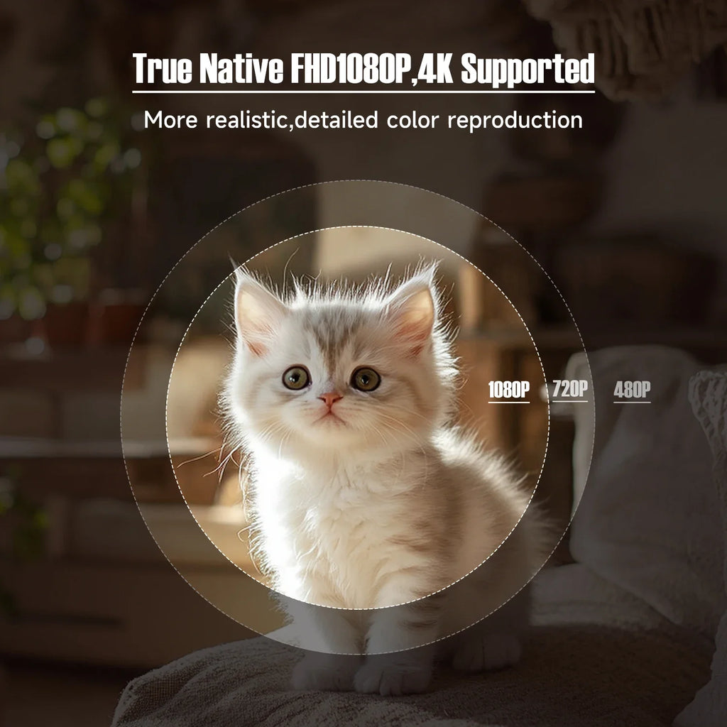 Magcubic Native 1080P 650ANSI 4K Android11 L018 Projector With Auto Keystone Correction Focus Wifi6 BT5.2 Portable Movie Outdoor