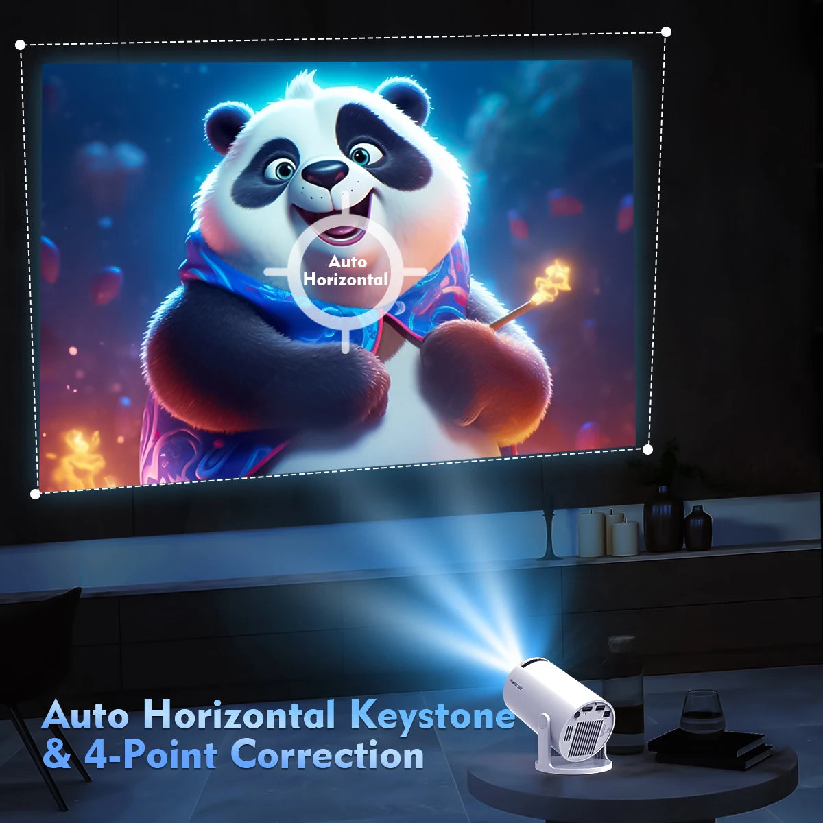Magcubic Projector HY300 Pro 4K Android 11 Dual Wifi6 290ANSI Allwinner H713 BT5.0 1080P 1280*720P Home Cinema Outdoor Projetor